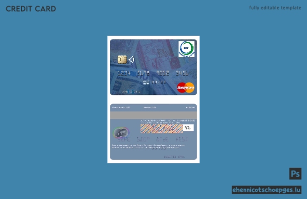 Mustervorschau der Banco da União Mastercard von Guinea-Bissau